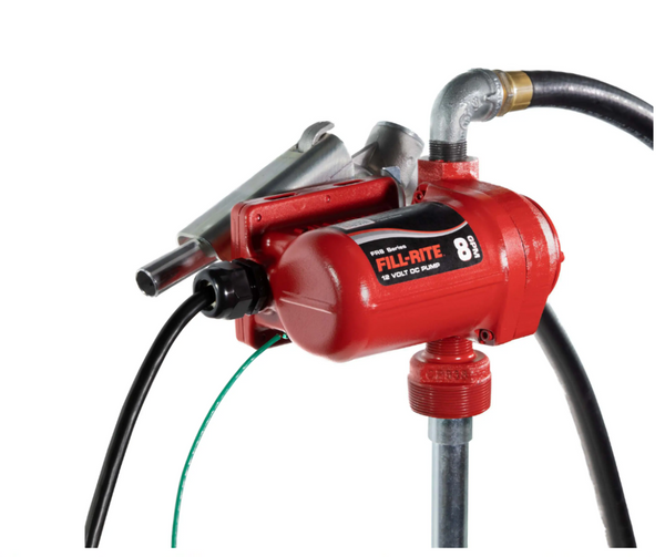 Fill-Rite 12V DC 8 GPM Fuel Transfer Pump with Nozzle - Fill-Rite