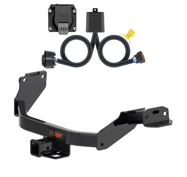 2023 Kia Sorento Curt 2", Class 3 Trailer Tow Hitch + 7-way Wiring Kit 13609 - CURT