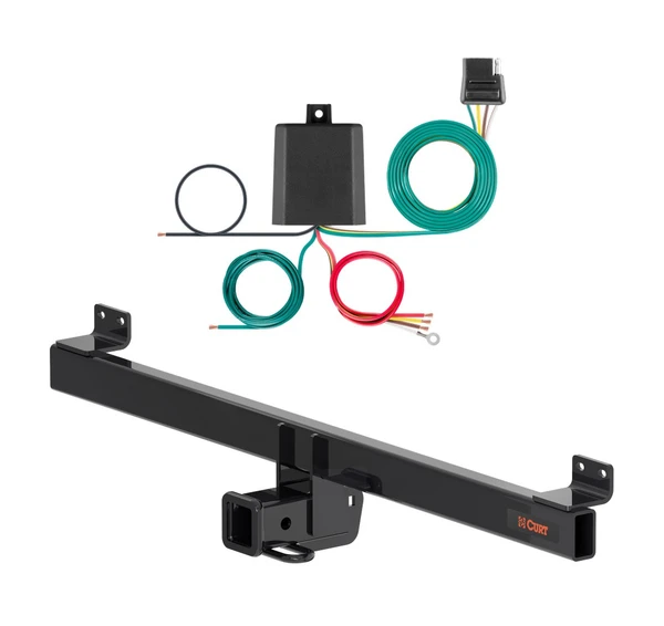 2025 - 2026 Acura ADX Curt 2", Class 3 Trailer Tow Hitch + 4-flat Wiring Kit 13645 - CURT