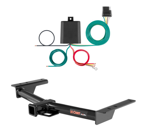 2026 Ford E-Transit Curt 2", Class 3 Trailer Tow Hitch + 4-flat Wiring Kit 13193 - CURT
