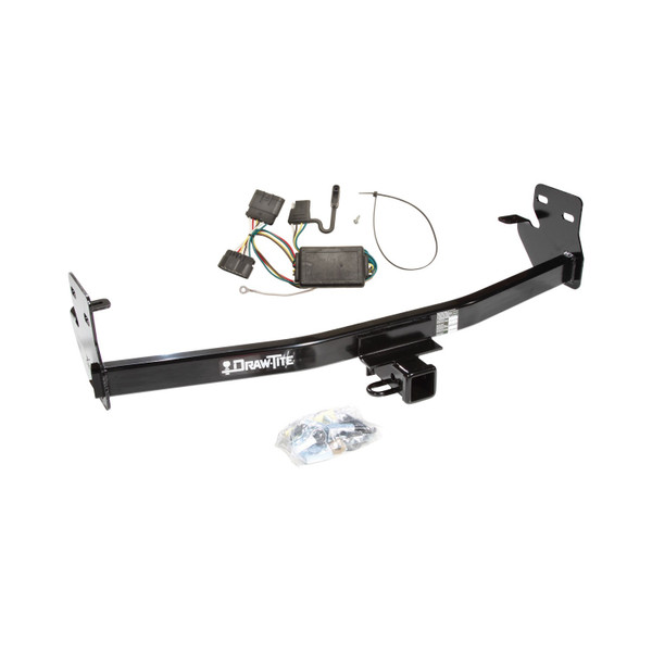 2007-2008 Isuzu i-290 Draw-tite Class 4 Trailer Hitch, 2 Inch Square Receiver Bundle w/ Plug-n-Play T-One Wiring Harness - Draw-tite