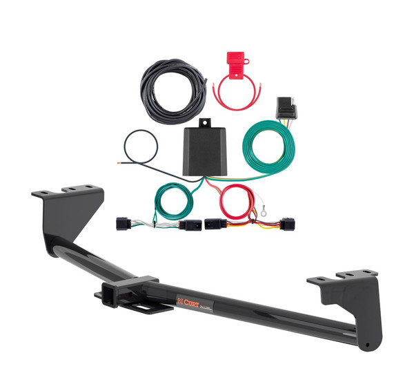 2025 - 2026 Kia Carnival Curt 2", Class 3 Trailer Tow Hitch + 4-flat Wiring Kit 13478 - CURT