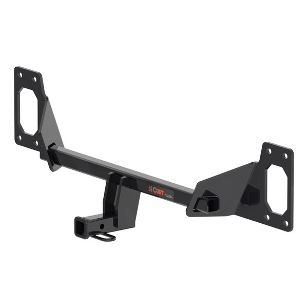2026 Honda Civic Sedan, excluding Hybrid or center exhaust Curt 1-1/4", Class 1 Trailer Tow Hitch + 4-flat Wiring Kit 11591