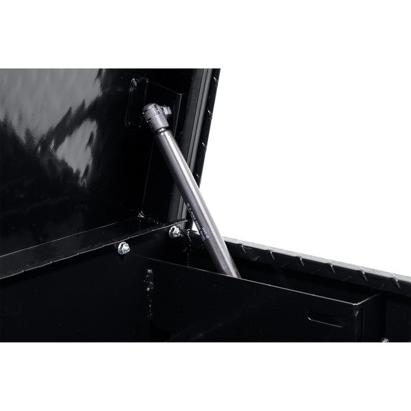 WEATHER GUARD 180-5-04 41" Low Profile Lo-Side Truck Tool Box, 3 Cu Ft, Aluminum, Gloss Black