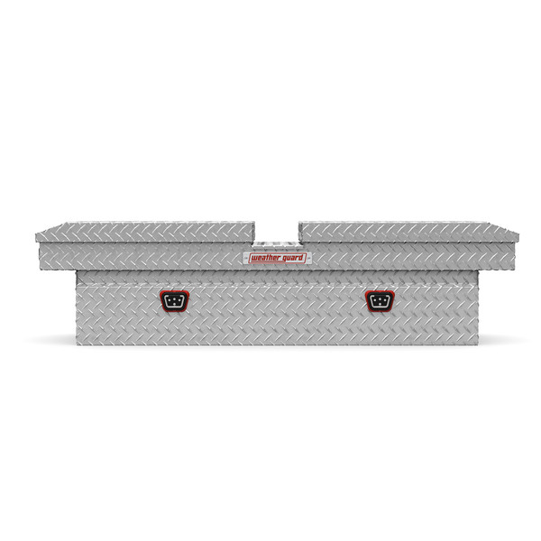 Weather Guard 124-0-04 Gull Wing Cross Box, 72" x 20.5" x 18.38", Full Standard Truck Bed Tool Box, Gloss Black - Weather Guard