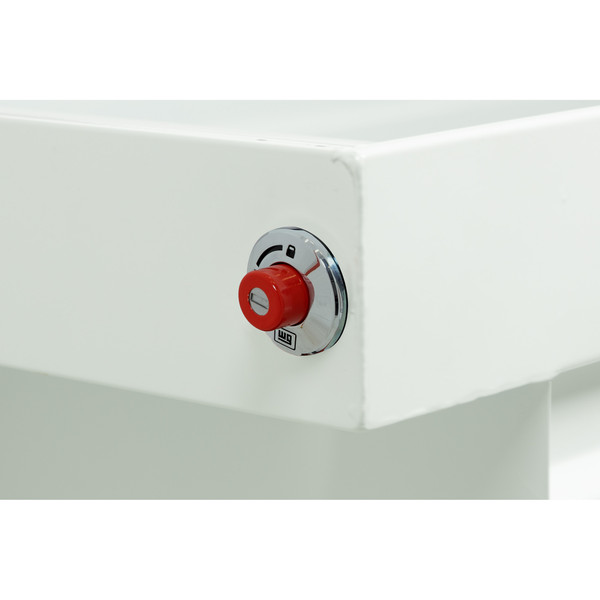 WEATHER GUARD 116-3-04 Steel Saddle Tool Box, 15.5 Cu Ft, Extra Wide, White Powder Coat, Tamper Resistant Lock