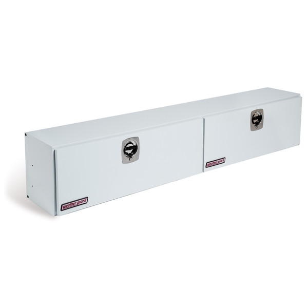WEATHER GUARD 296-3-02 Hi-Side Truck Tool Box, 11.8 ft³, 96.25" x 13.25" x 16", White Steel, Heavy Duty Welded - Weather Guard