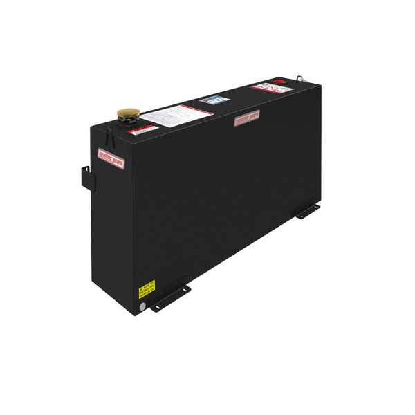 WEATHER GUARD 50 Gal Column Transfer Tank 359-5-02, Black Steel, Diesel/Hydraulic Fluid, Vented Cap - Weather Guard