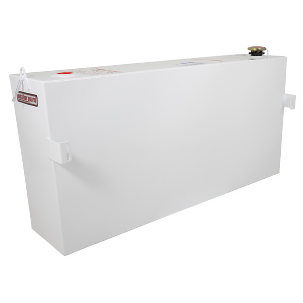 WEATHER GUARD 50 Gal. Column Transfer Tank 359-3-02, Bright White Steel Diesel/Hydraulic Fluid Tank