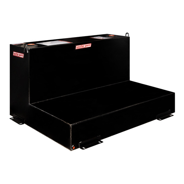 WEATHER GUARD 110 Gallon T-Shape Steel Transfer Tank 362-5-02, Diesel/Hydraulic Fluid, Gloss Black, Vented Cap