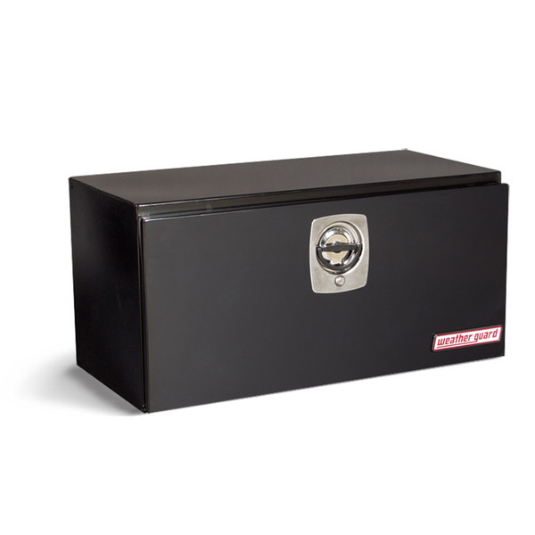 Weather Guard 536-5-02 6.2 Cu Ft, 36.63" x 18.25" x 18.13" Underbed Tool Box, Heavy Duty Steel, Gloss Black - Weather Guard