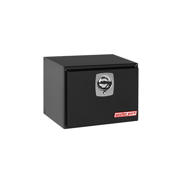 WEATHER GUARD 524-5-02 4.5 Cu Ft, 24" x 18" x 18" Steel Underbed Tool Box, Heavy Duty Welded, Gloss Black - Weather Guard