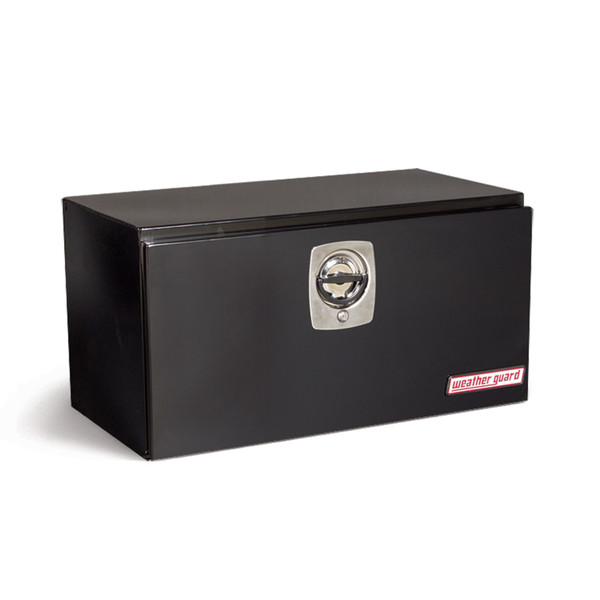 Weather Guard 530-5-02, 5.6 Cu Ft, 30" x 18" x 18" Steel Underbed Tool Box, Heavy Duty Welded, Gloss Black - Weather Guard