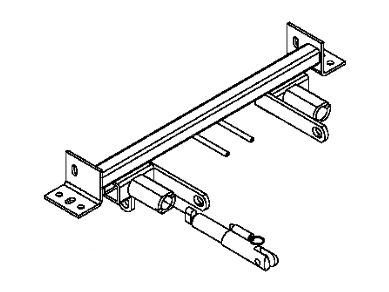 BlueOx Tow Bar Base Plate, Front Mount, RV Flat Towing for Select, FORD RANGER 2WD thumbnail 0