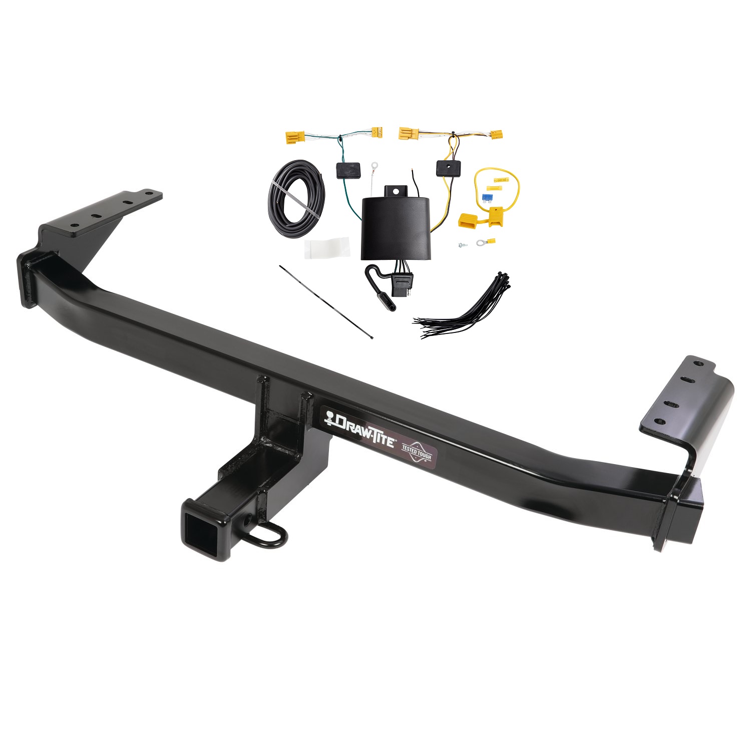 2021-2023 Mercedes-Benz GLB35 AMG Draw-Tite Class 3 Trailer Hitch, 2 Inch Square Receiver Bundle w/ Plug-n-Play T-One Wiring Harness thumbnail 0