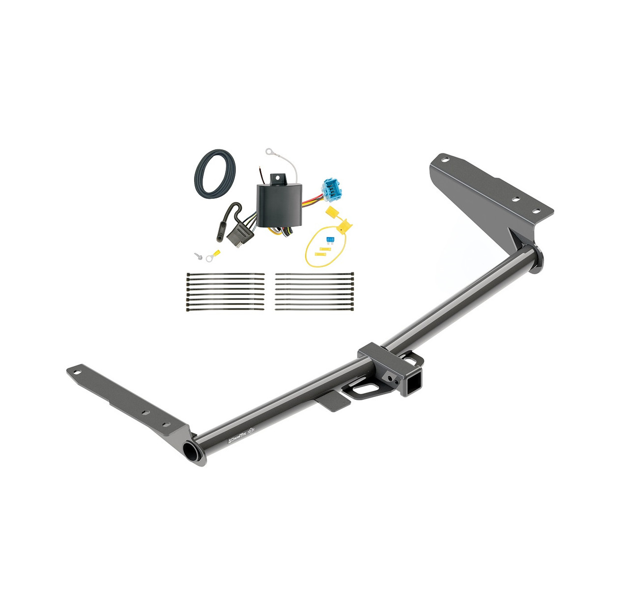 2018-2024 Honda Odyssey Without Fuse ProvisionsDraw-Tite Class 3 Trailer Hitch, 2 Inch Square Receiver Bundle w/ Plug-n-Play T-One Wiring Harness thumbnail 0