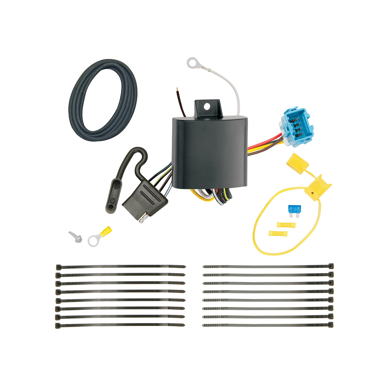 2018-2024 Honda Odyssey Without Fuse ProvisionsDraw-Tite Class 3 Trailer Hitch, 2 Inch Square Receiver Bundle w/ Plug-n-Play T-One Wiring Harness thumbnail 1