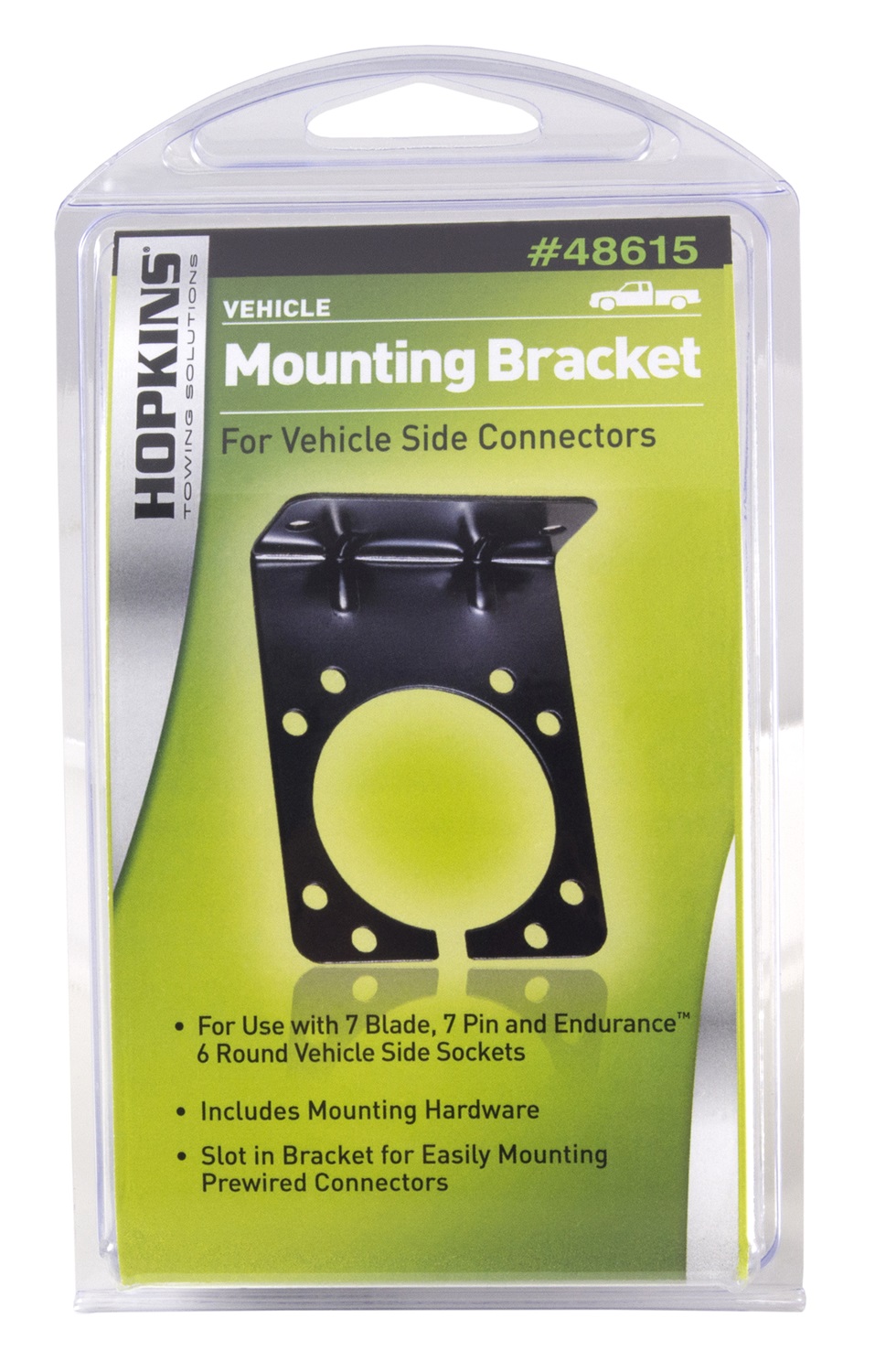 Hopkins 7/9-Pole Vehicle End Mounting Bracket 48615 thumbnail 3