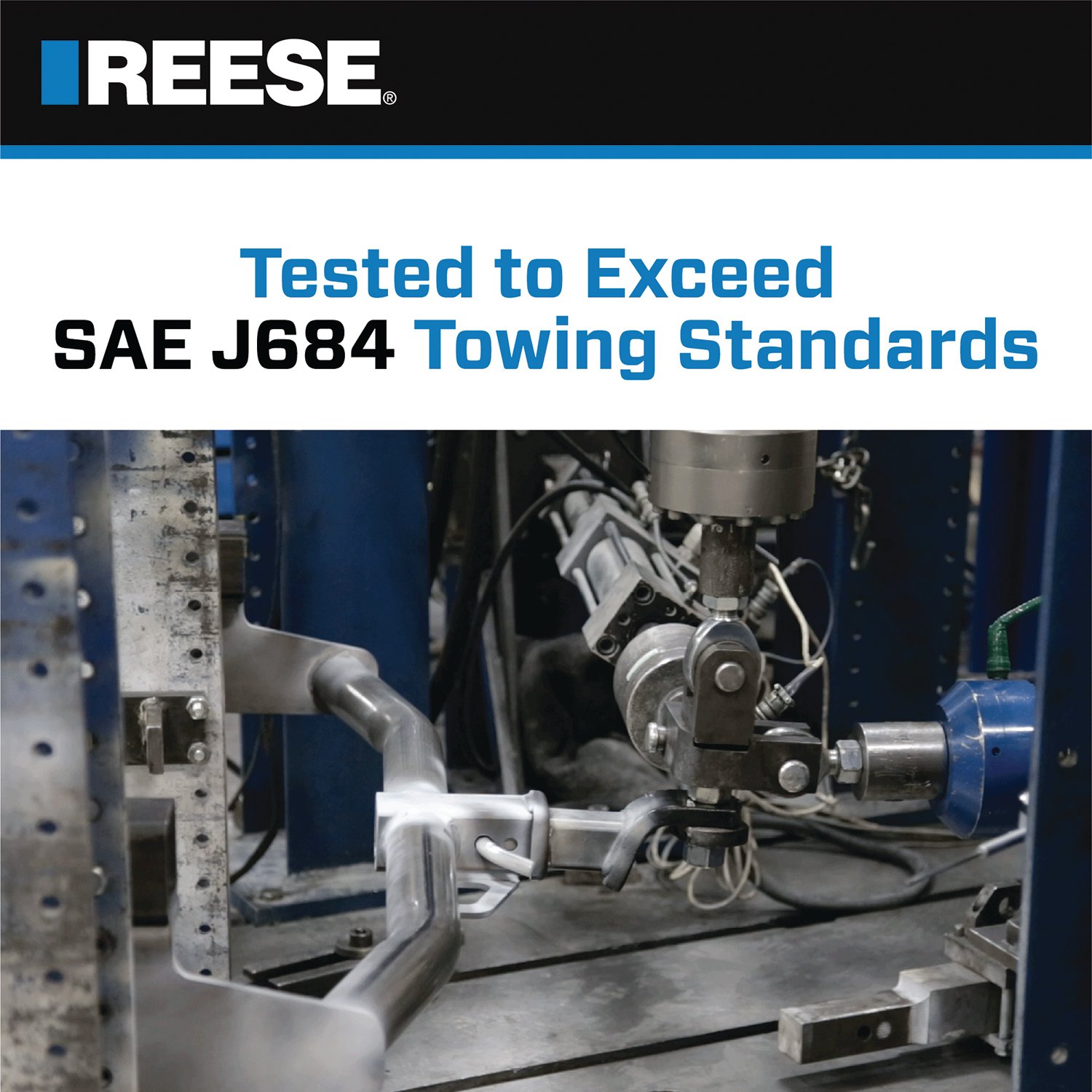 Reese Tri-Ball Trailer Hitch Ball Mount, (1-7/8 Inch, 2 Inch, 2-5/16 Inch Trailer Hitch Balls), Fits 2 Inch Square Receiver, 16,000 lbss. Capacity, Premium Black 7096400 thumbnail 6