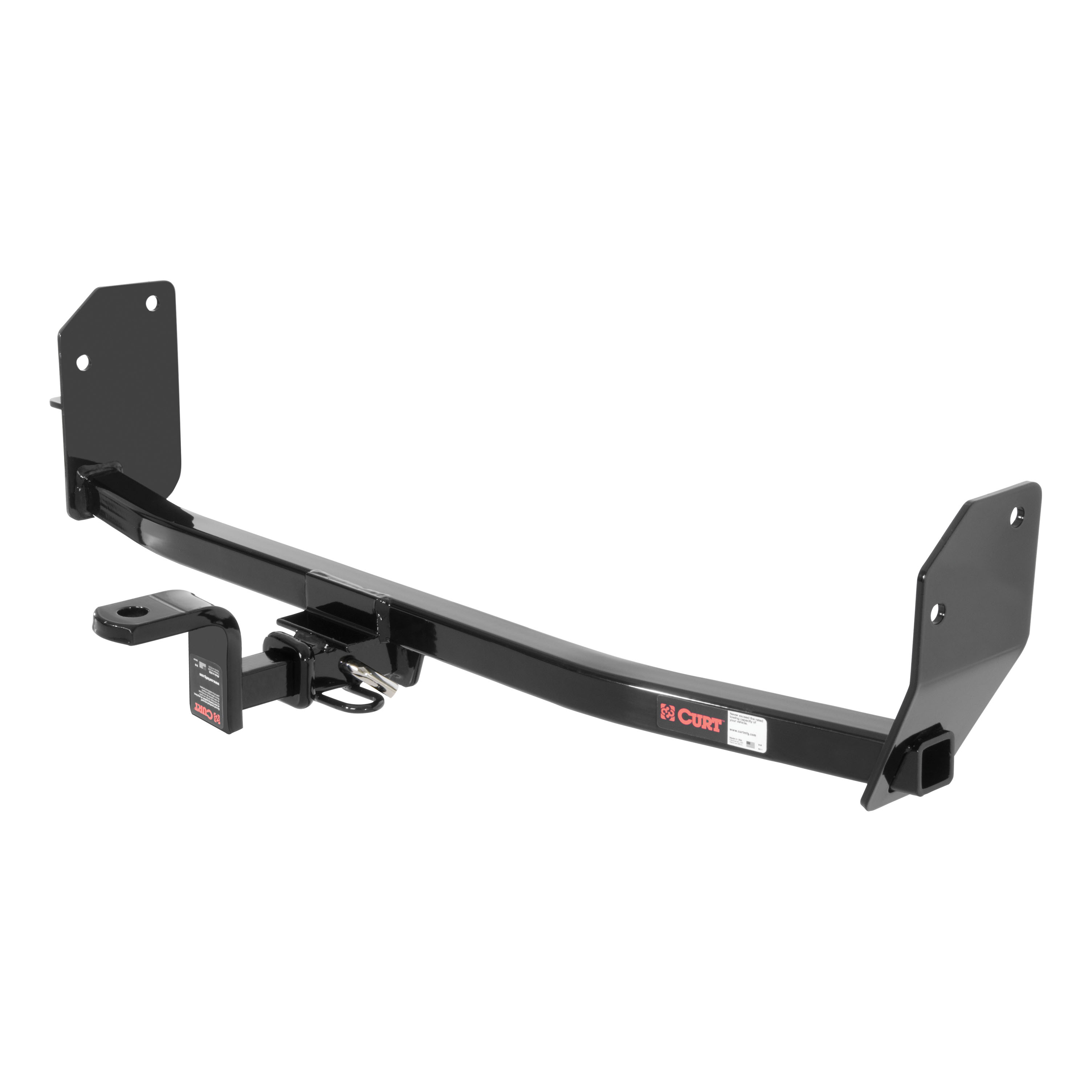 CURT 113123 Class 1 Trailer Hitch with Ball Mount, 1-1/4-In Receiver, Fits Select Ford Mustang thumbnail 0