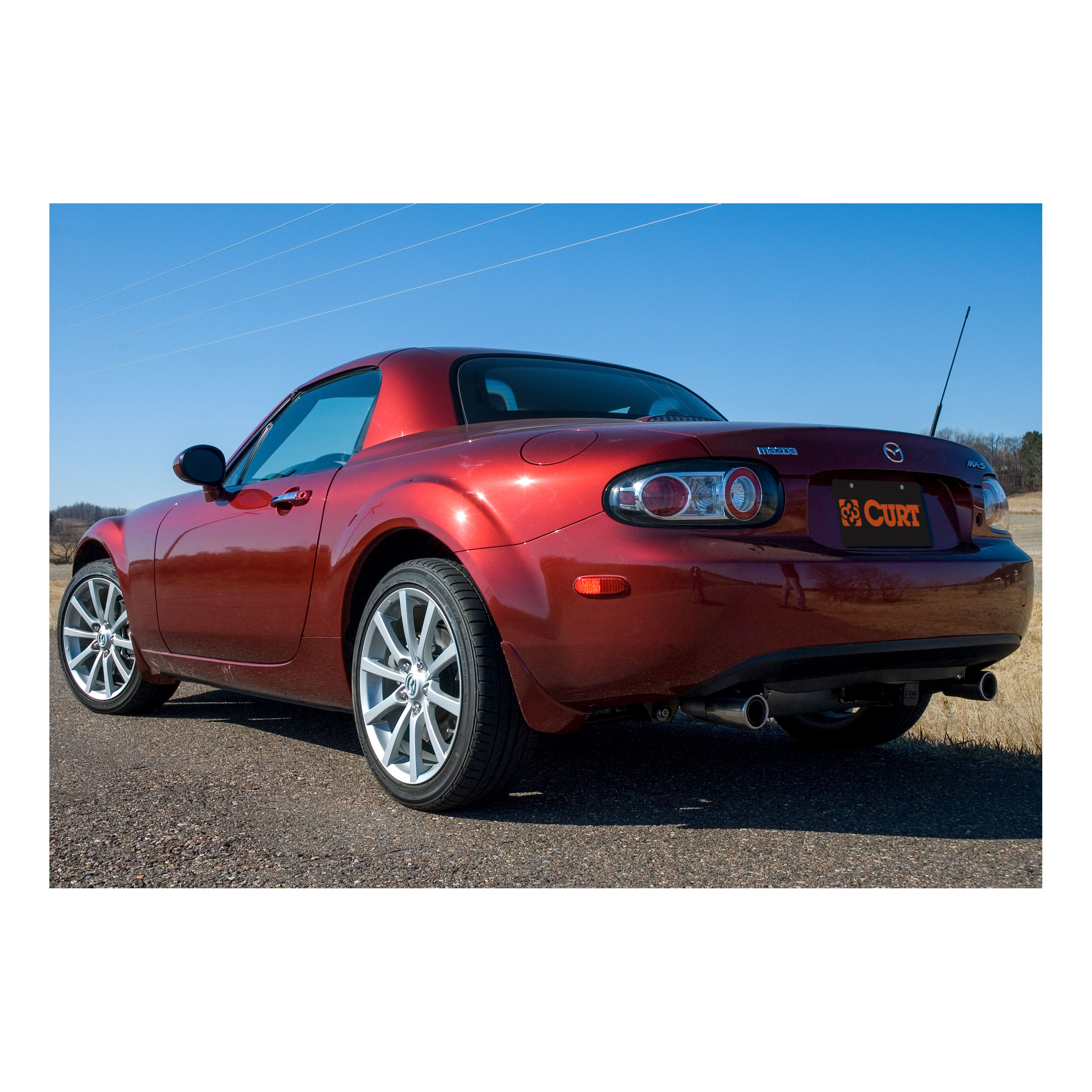 CURT 110283 Class 1 Trailer Hitch with Ball Mount, 1-1/4-In Receiver, Fits Select Mazda MX-5 Miata thumbnail 6