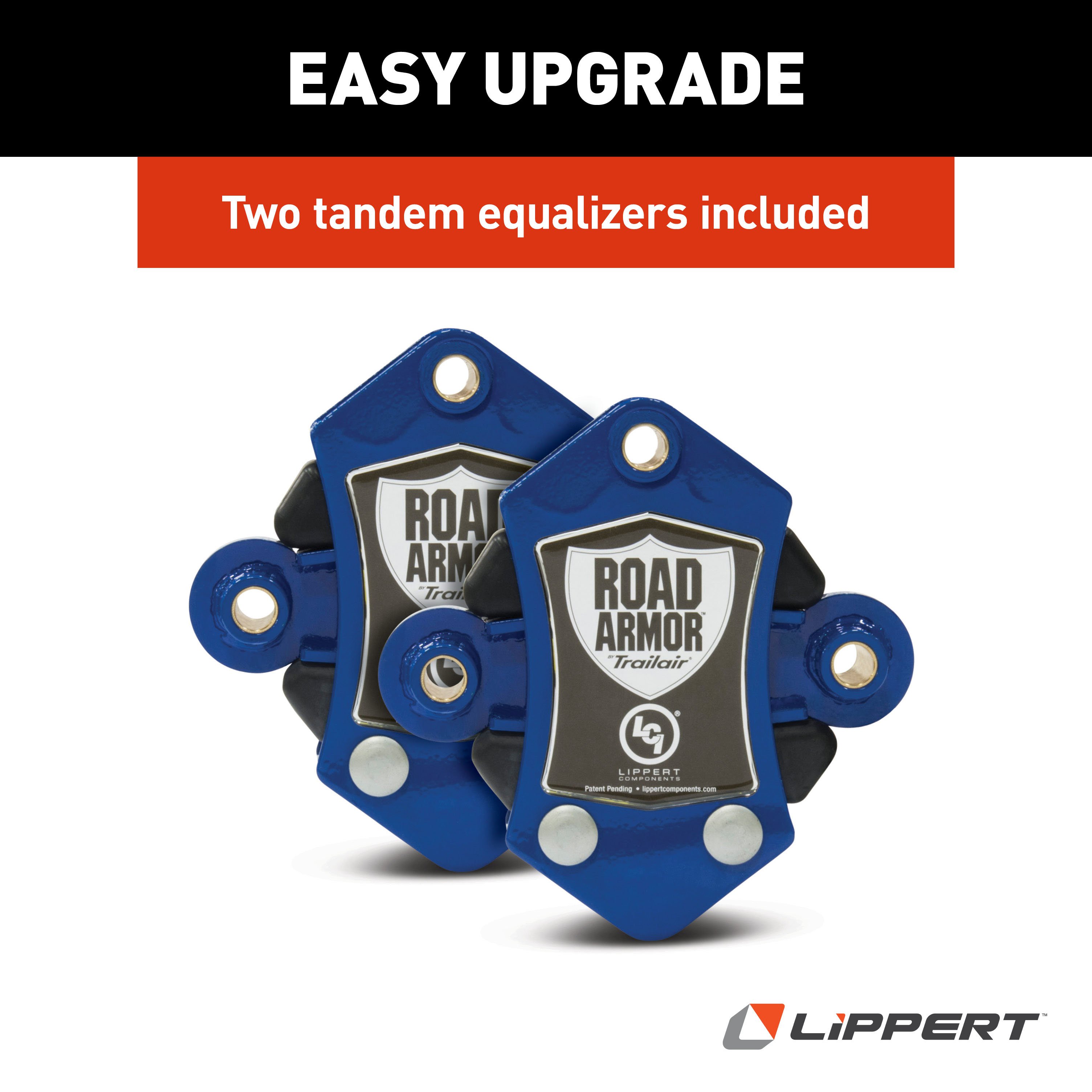 Lippert Road Armor Shock-Absorbing Trailer Equalizer Tandem Axle Kit, 3.5-8K lbs. 2021015191 thumbnail 3