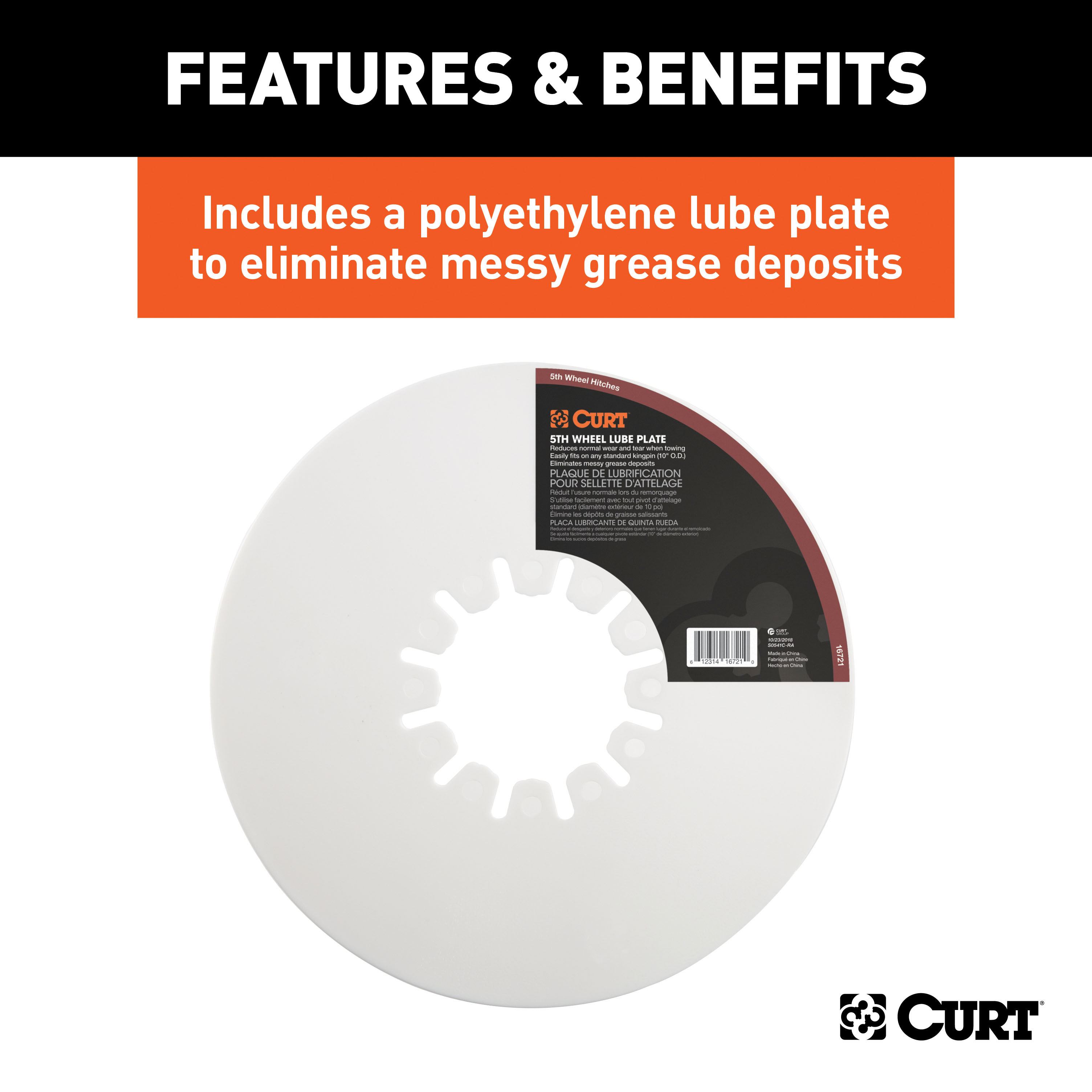 CURT 20K, Q20 5th Wheel Slider Hitch with Base Rails for Short Bed Trucks, 20,000 lbs 16636 thumbnail 11