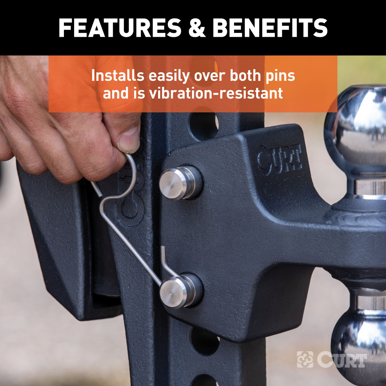 CURT 45960 Replacement Rebellion XD Accessory Mount Clip thumbnail 2