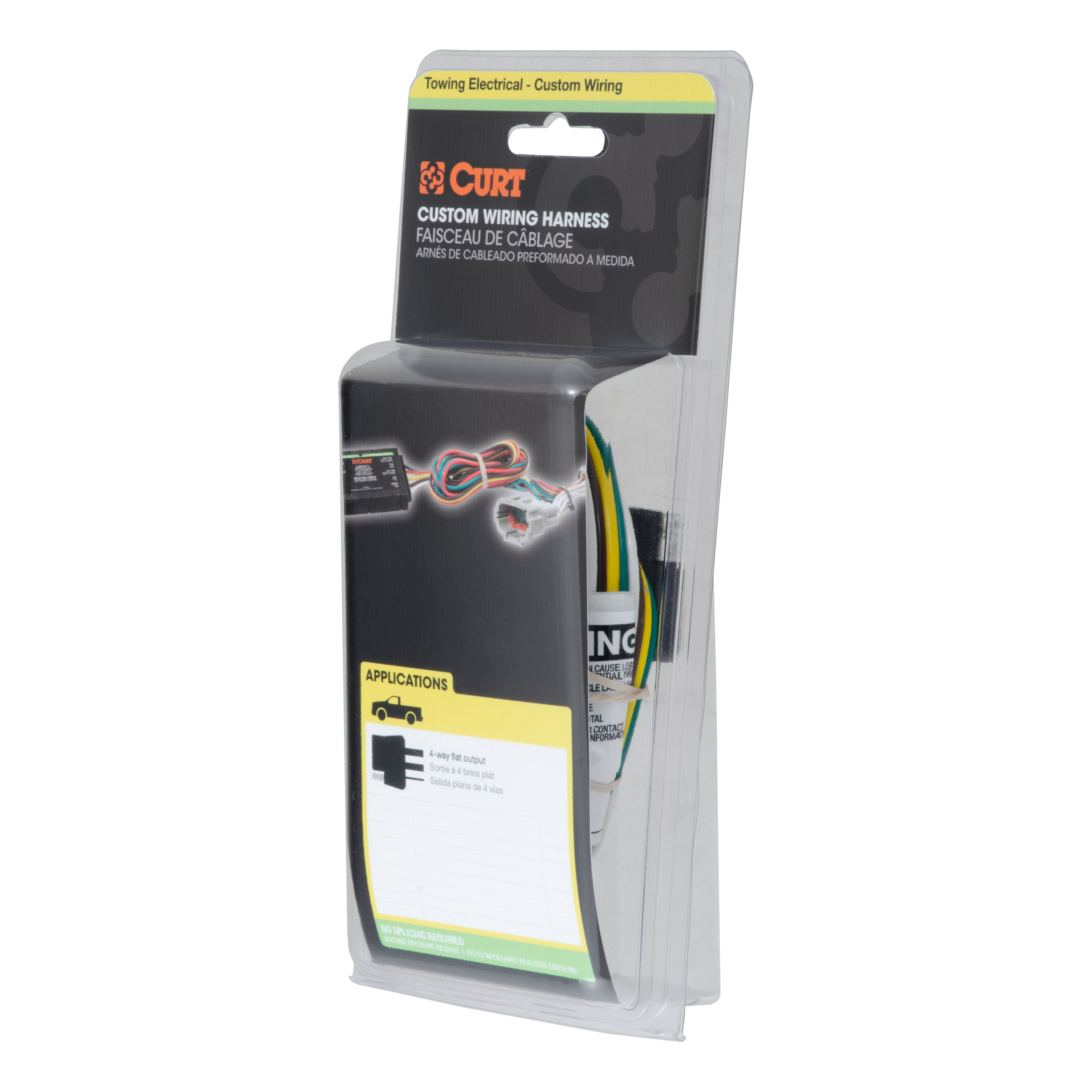 CURT 55326 Vehicle-Side Custom 4-Pin Trailer Wiring Harness, Fits Select Ford Crown Victoria, Ford Mustang, Mercury Grand Marquis thumbnail 5