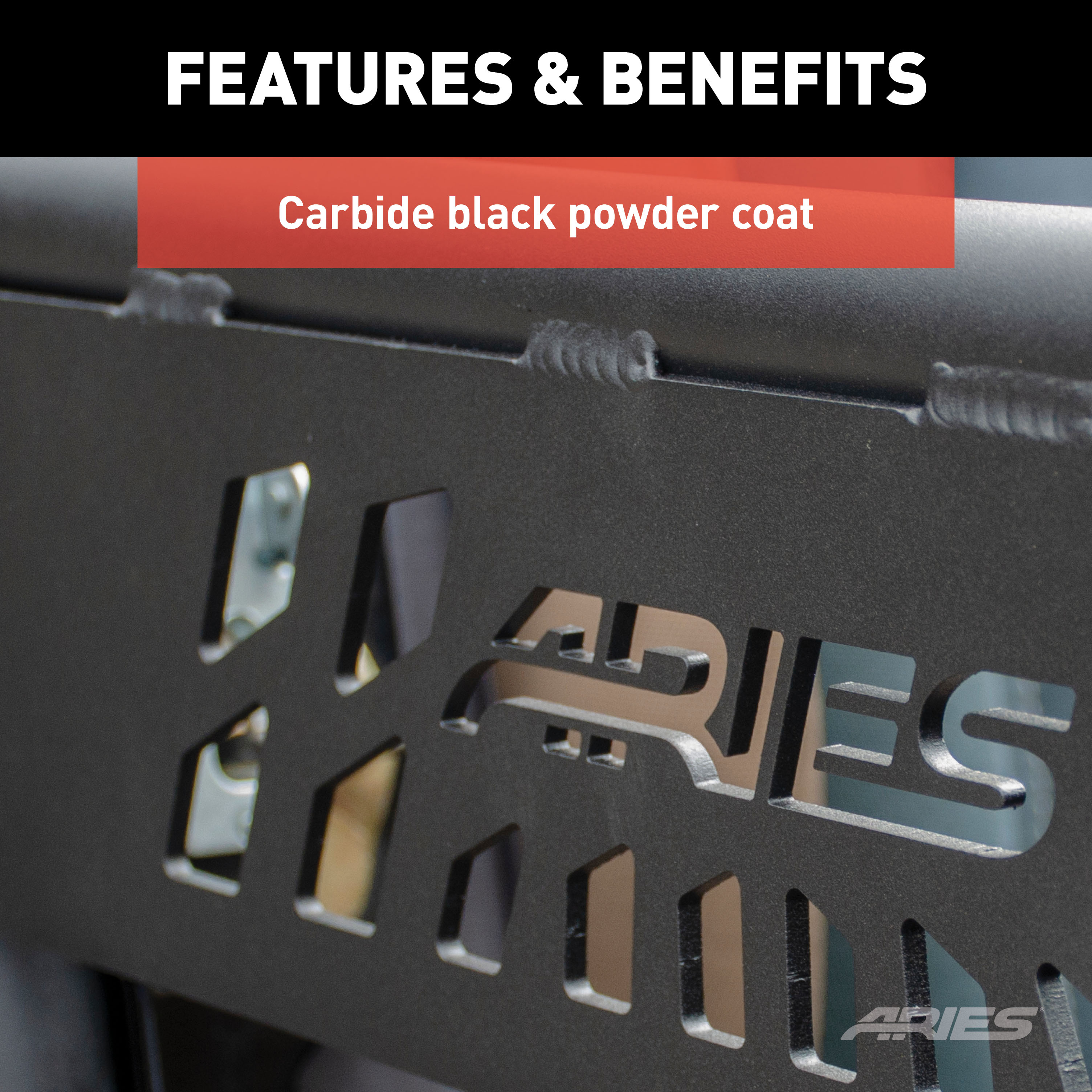 ARIES 1500100 Black Aluminum Jeep Wrangler TJ Tube Half Doors thumbnail 6