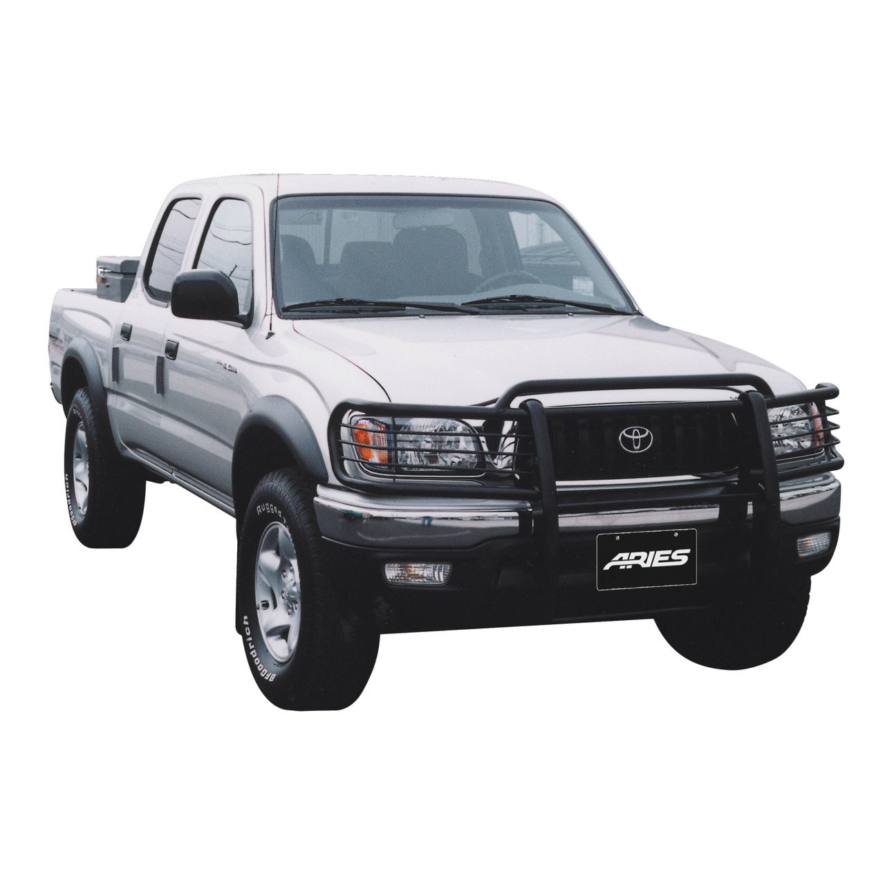 ARIES 2049 1-1/2-Inch Black Steel Grille Guard, No-Drill, Select Toyota Tacoma thumbnail 7