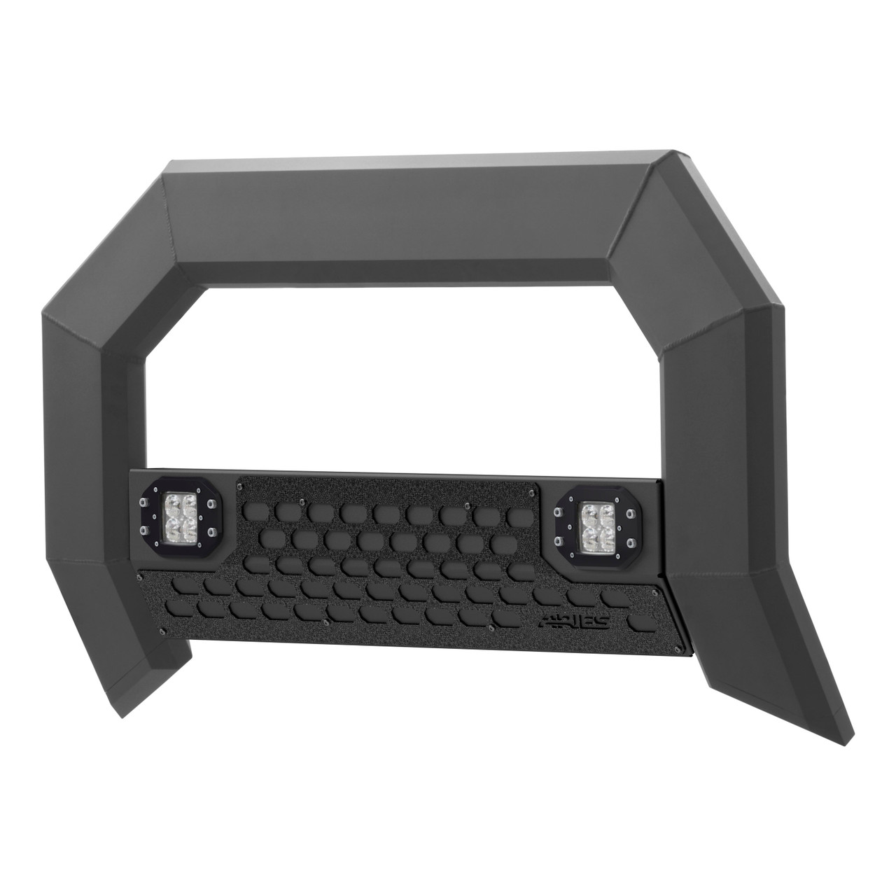 ARIES 2163103 AdvantEDGE Black Aluminum Truck Bull Bar with Lights, Select Ford F-250, F-350, F-450, F-550 Super Duty thumbnail 0