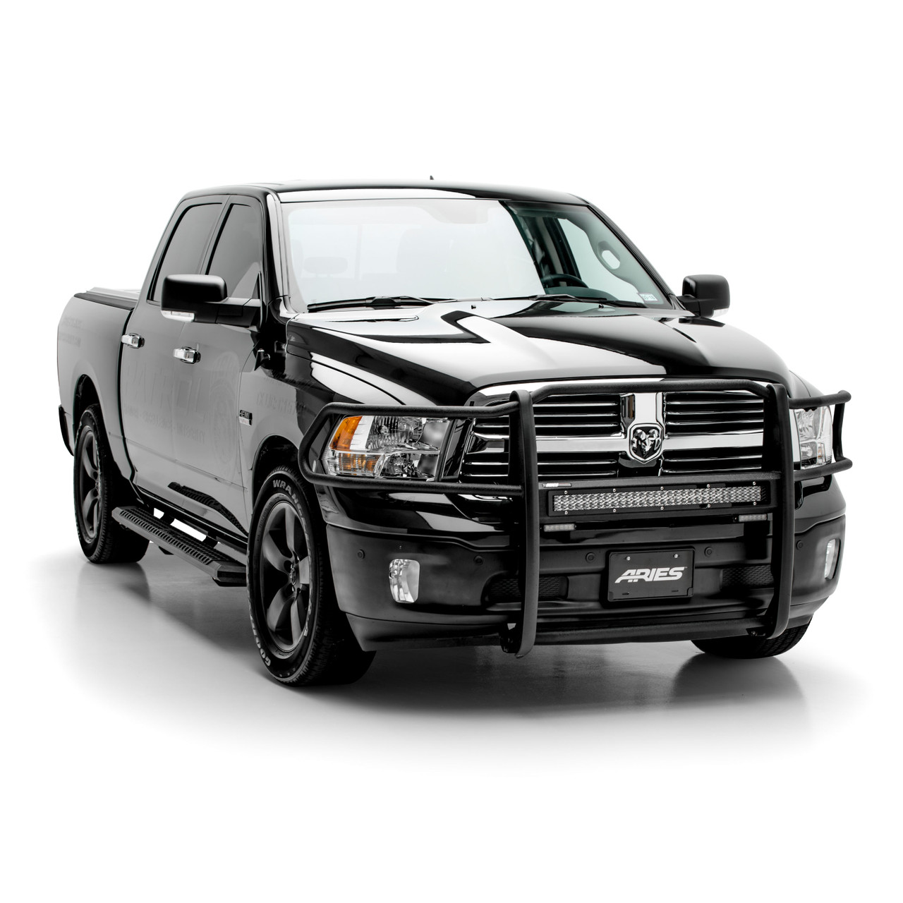 ARIES 2170028 Pro Series Black Steel Grille Guard with Light Bar, Select Dodge, Ram 1500 thumbnail 10