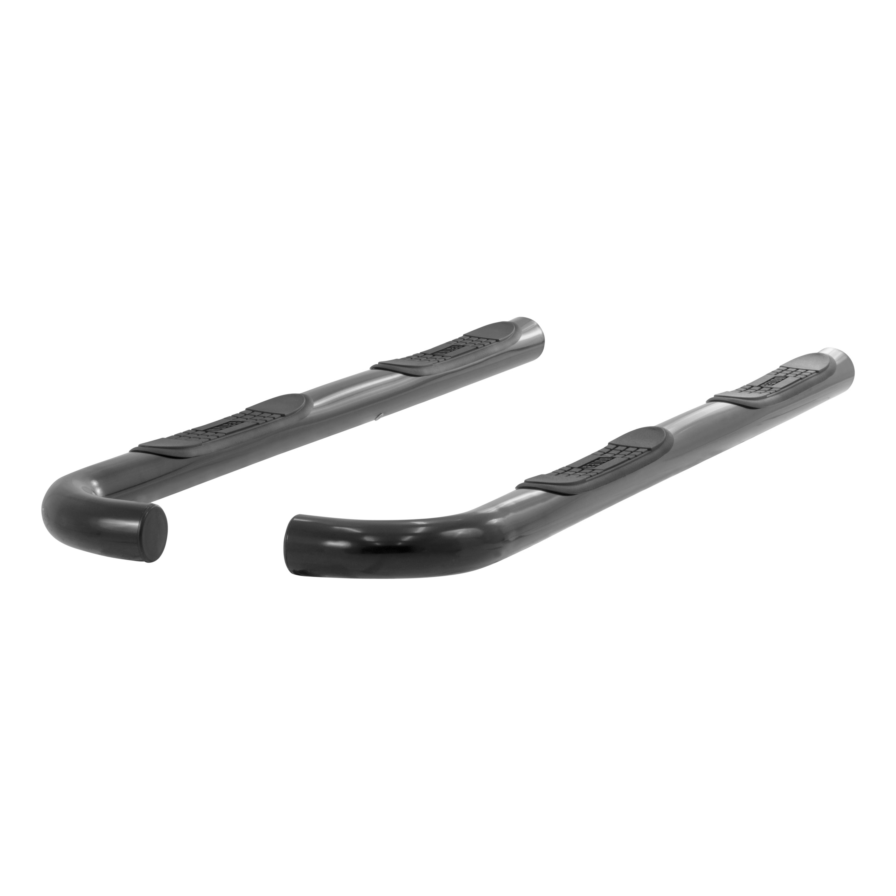 ARIES 201002 3-Inch Round Black Steel Nerf Bars, No-Drill, Fits Select Jeep Liberty thumbnail 2
