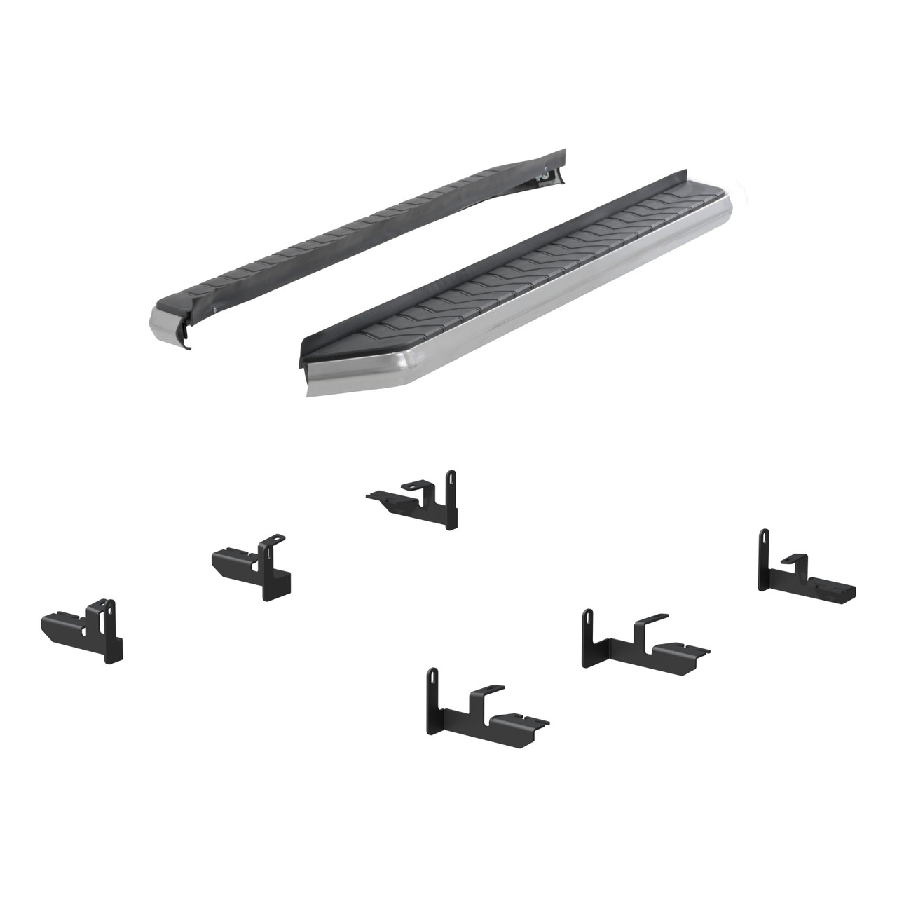 ARIES 2051038 AeroTread 5 x 73-Inch Polished Stainless SUV Running Boards, Select Nissan Pathfinder thumbnail 2