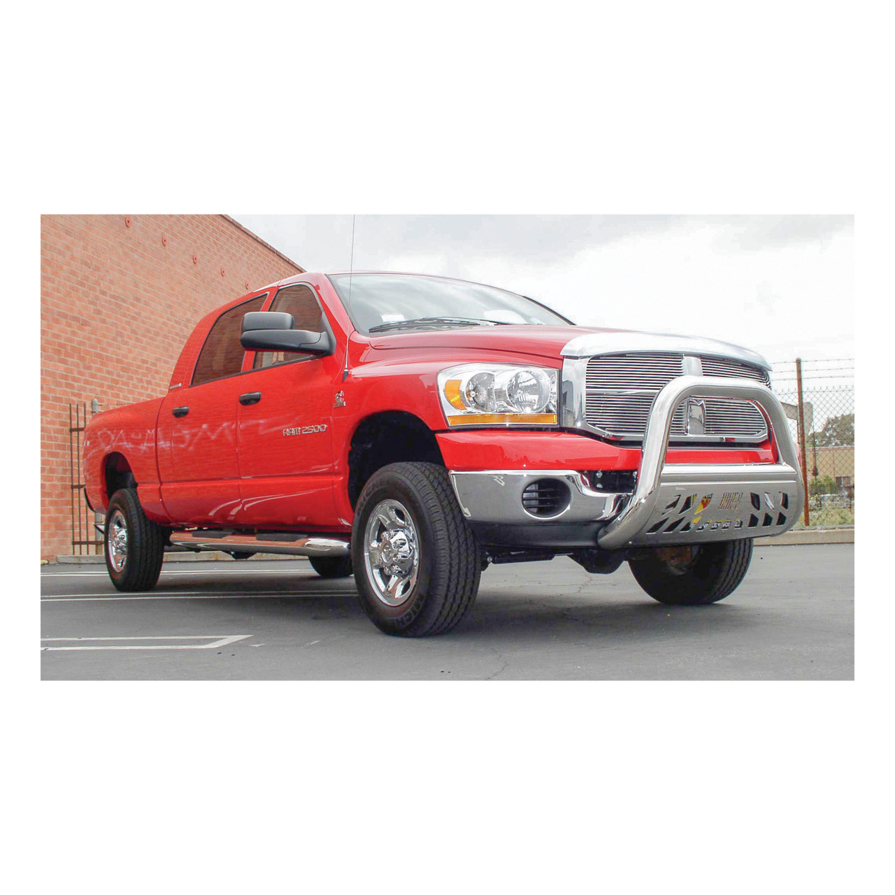 ARIES 45-4001 Big Horn 4-Inch Polished Stainless Steel Bull Bar, Select Chevrolet Avalanche, Silverado, Tahoe, Suburban, GMC Sierra, Yukon, XL thumbnail 4