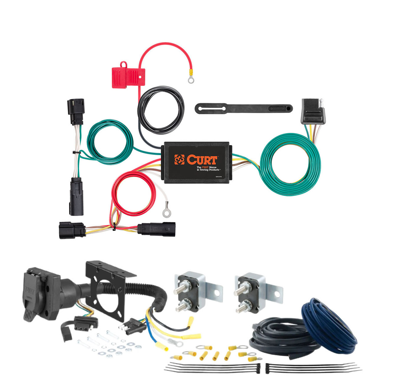 14 - 20 KIA Optima CURT Trailer Brake Controller 7-Way Upgrade Kit  7WK1601 thumbnail 0