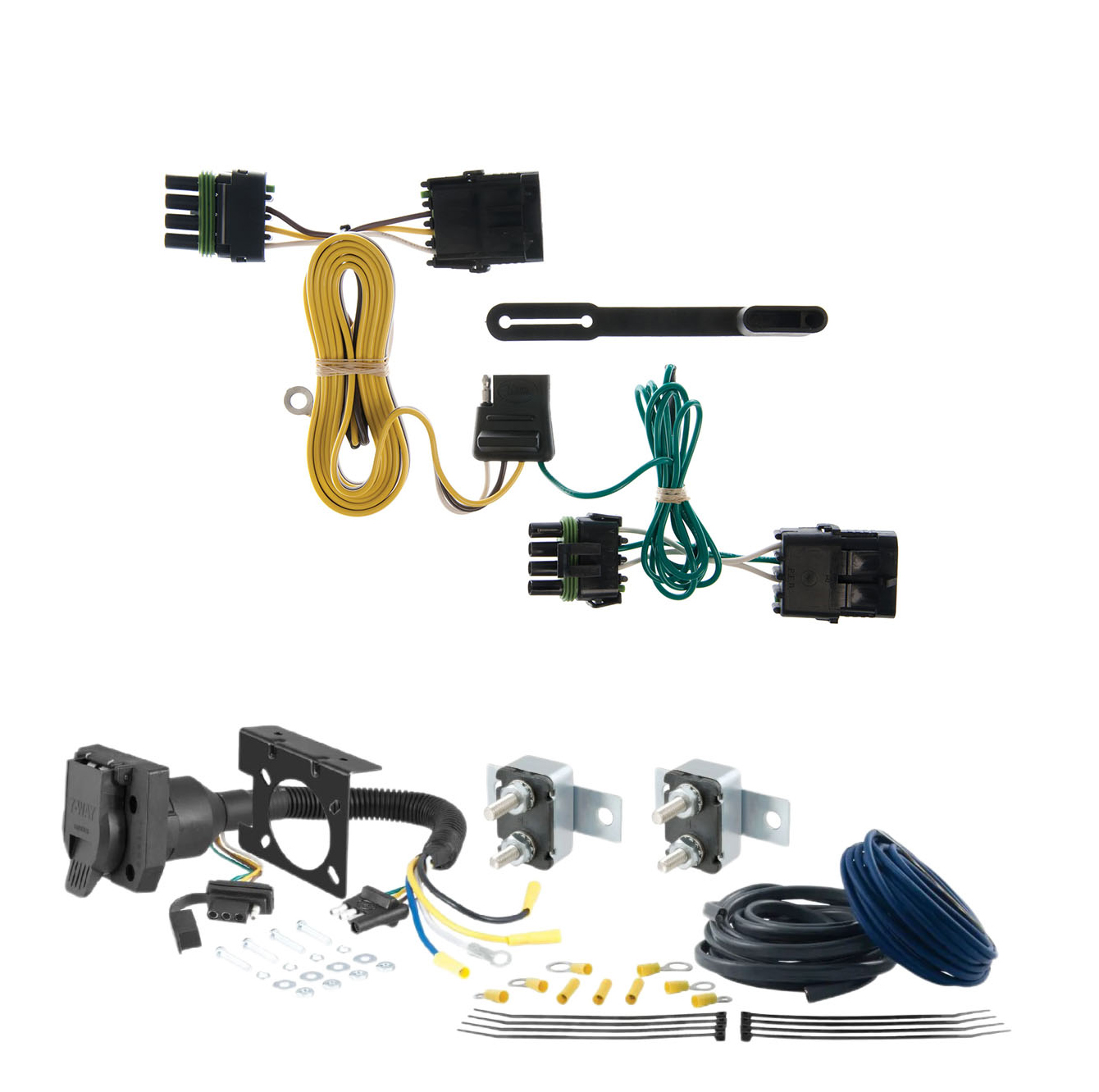 97 - 99 Pontiac Trans Sport CURT Trailer Brake Controller 7-Way Upgrade Kit  7WK2140 thumbnail 0