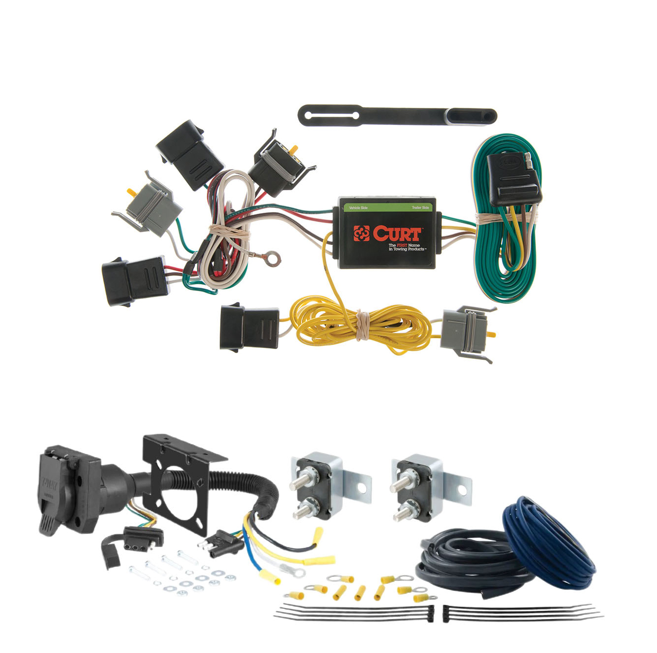 96 - 02 Toyota 4Runner CURT Trailer Brake Controller 7-Way Upgrade Kit  7WK2350 thumbnail 0