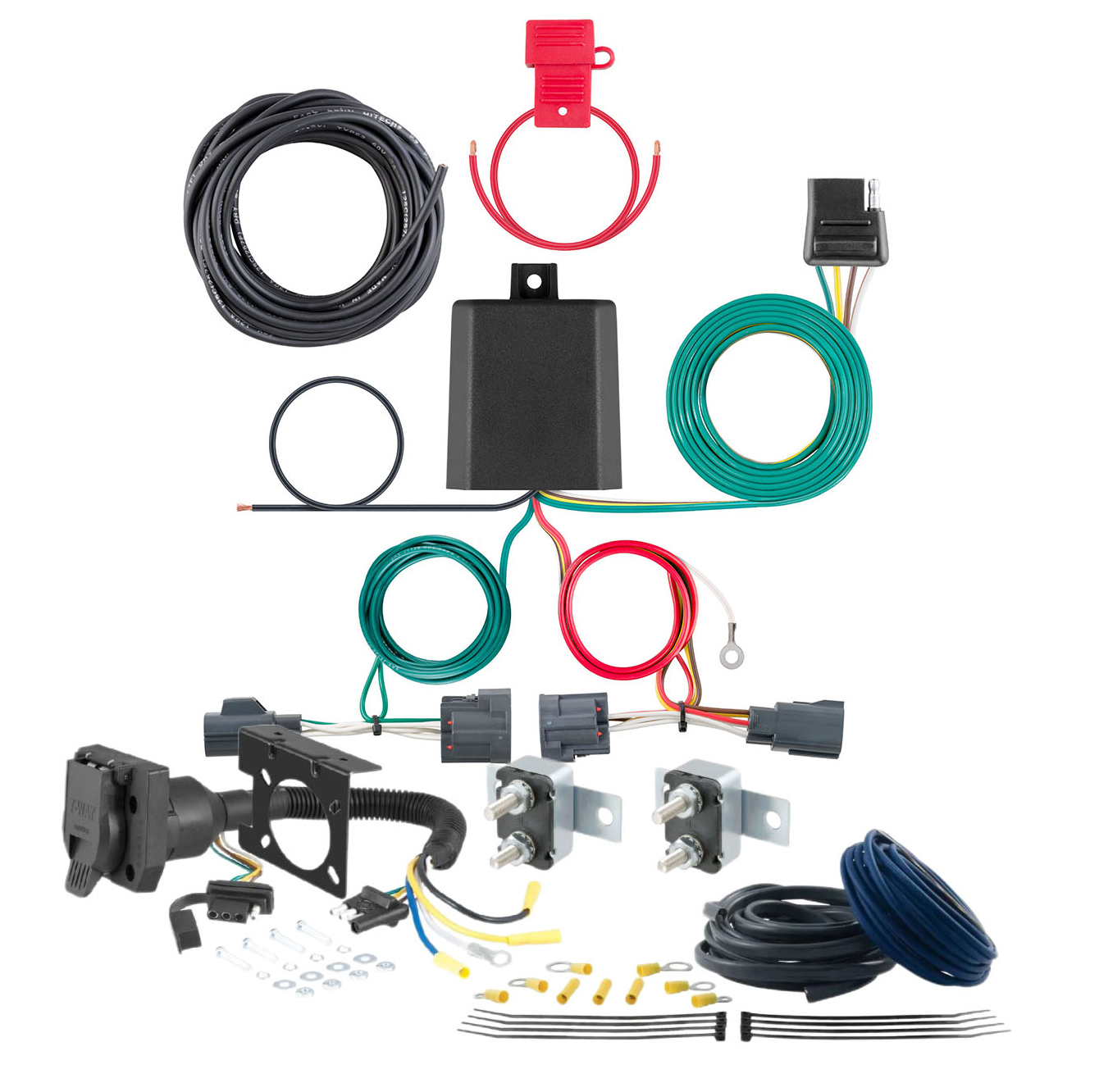 11 - 13 Dodge Durango CURT Trailer Brake Controller 7-Way Upgrade Kit  7WK691 thumbnail 0