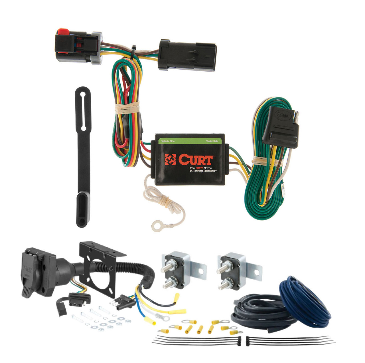 99 - 05 Suzuki Grand Vitara XL-7 CURT Trailer Brake Controller 7-Way Upgrade Kit  7WK2333 thumbnail 0