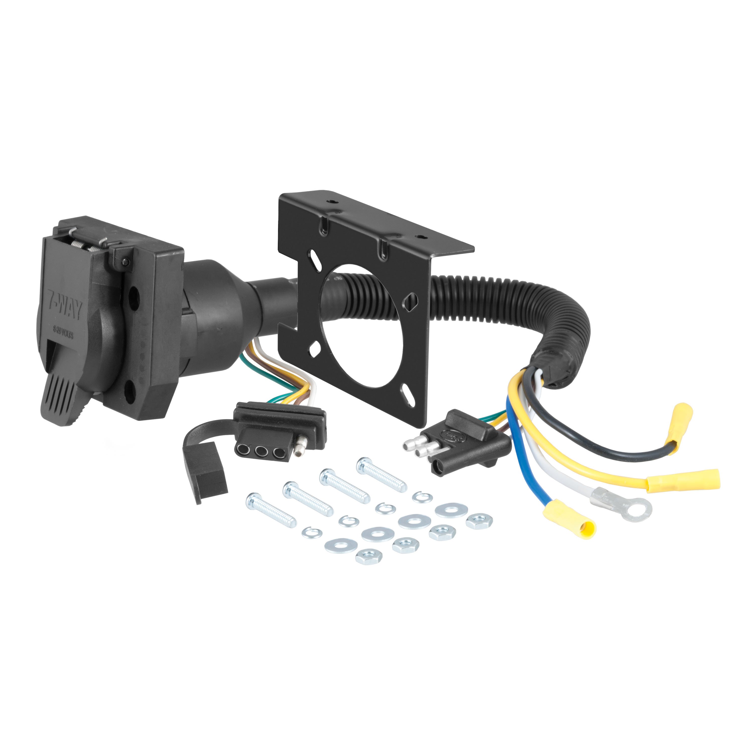 91 - 97 GMC Sonoma With roll pan bumper CURT Trailer Brake Controller 7-Way Upgrade Kit  7WK1301 thumbnail 2