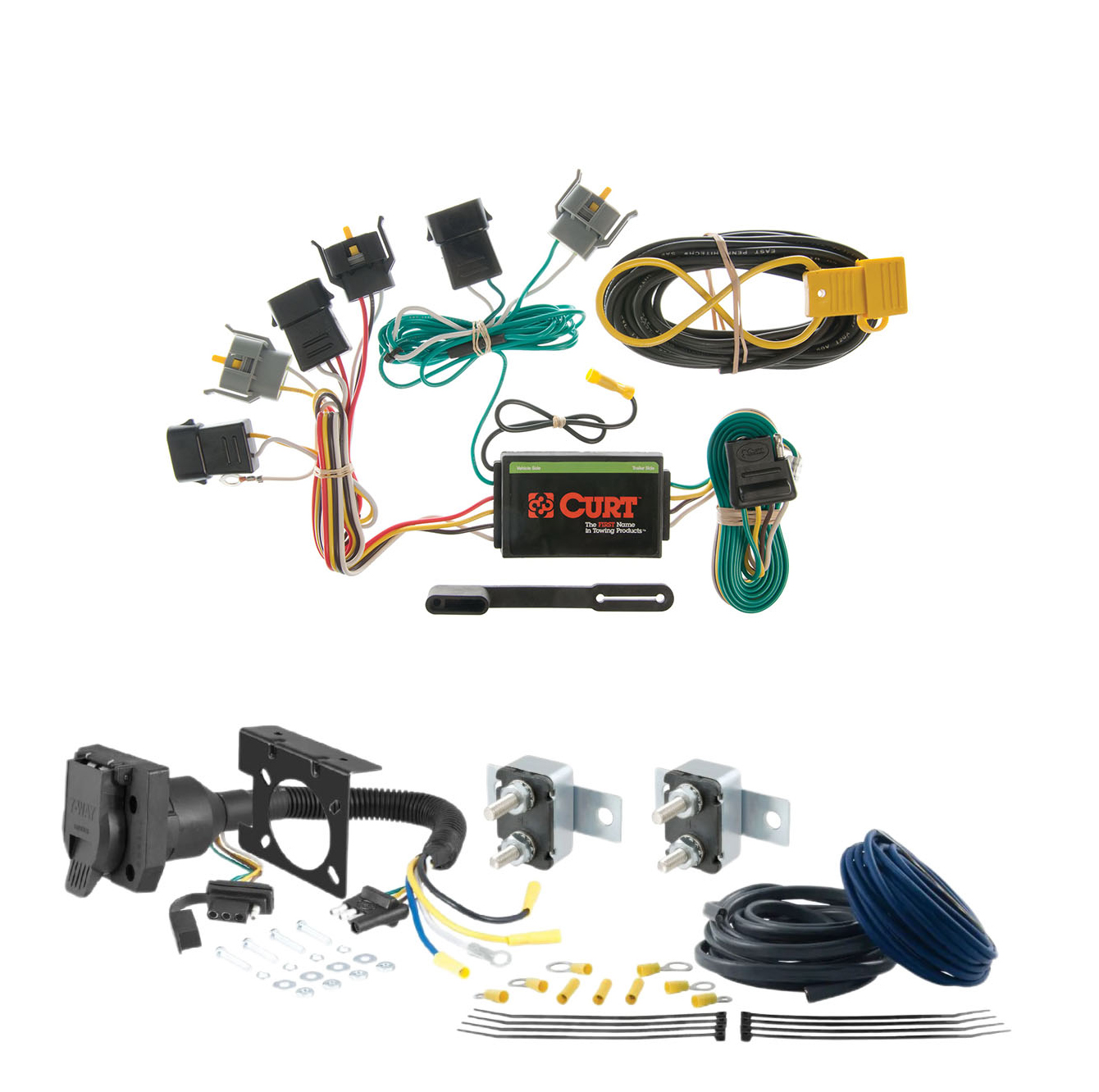 97 - 03 Ford Expedition CURT Trailer Brake Controller 7-Way Upgrade Kit  7WK828 thumbnail 0