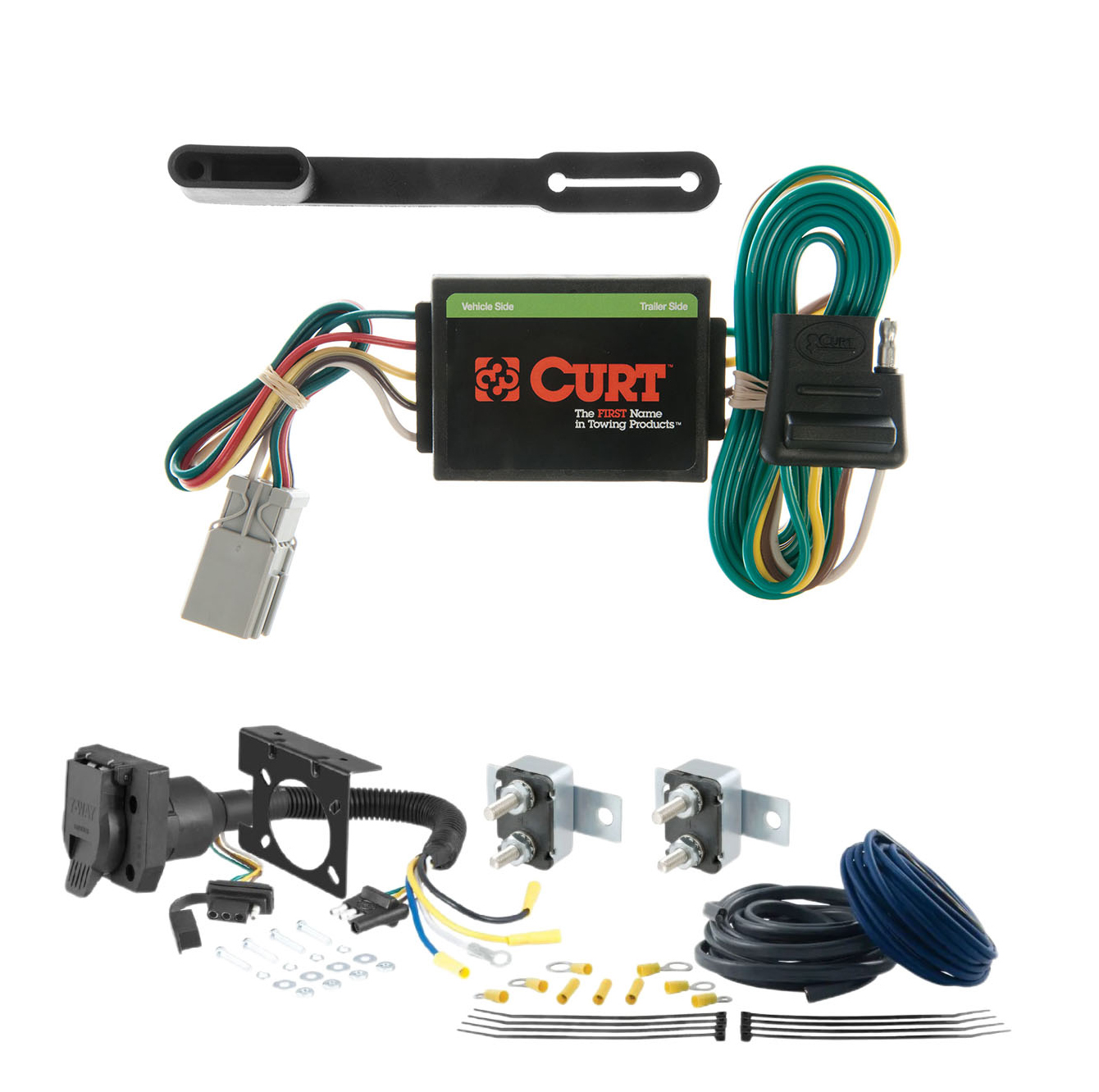 96 - 99 GMC Savana 2500 CURT Trailer Brake Controller 7-Way Upgrade Kit  7WK1130 thumbnail 0