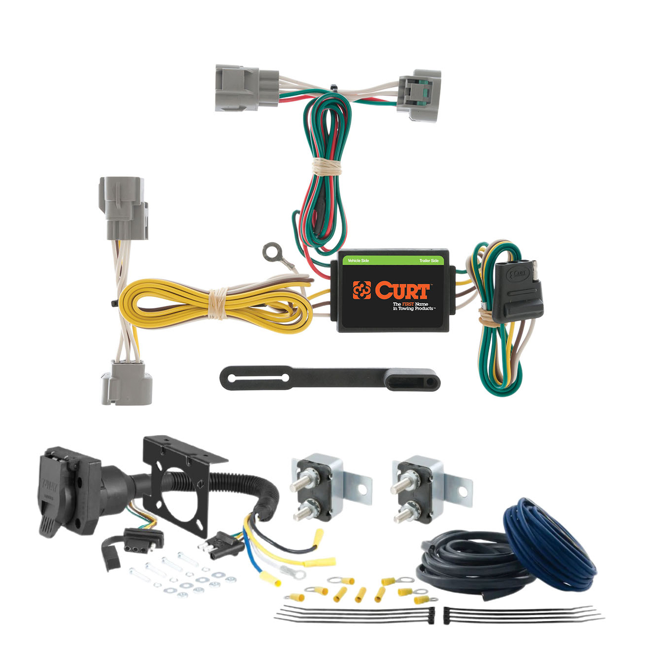 06 - 06 ISUZU I-280 CURT Trailer Brake Controller 7-Way Upgrade Kit  7WK1509 thumbnail 0