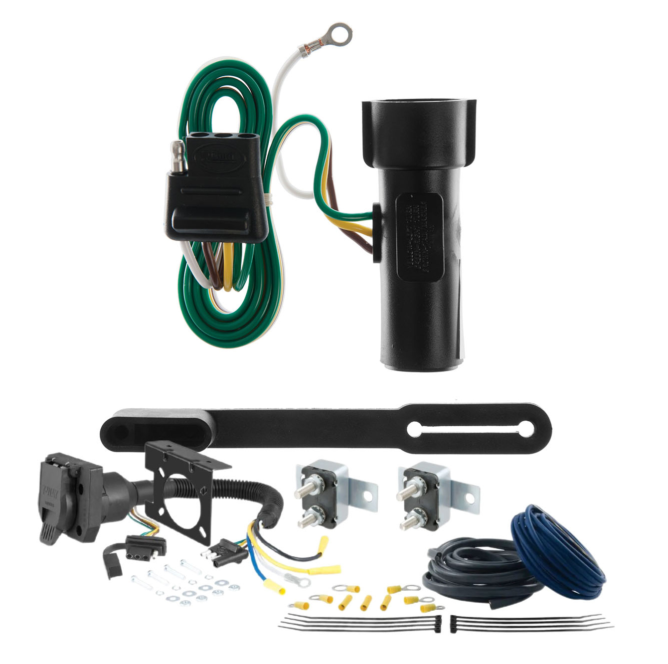 85 - 87 GMC K15 With 10" step bumper CURT Trailer Brake Controller 7-Way Upgrade Kit  7WK1081 thumbnail 0