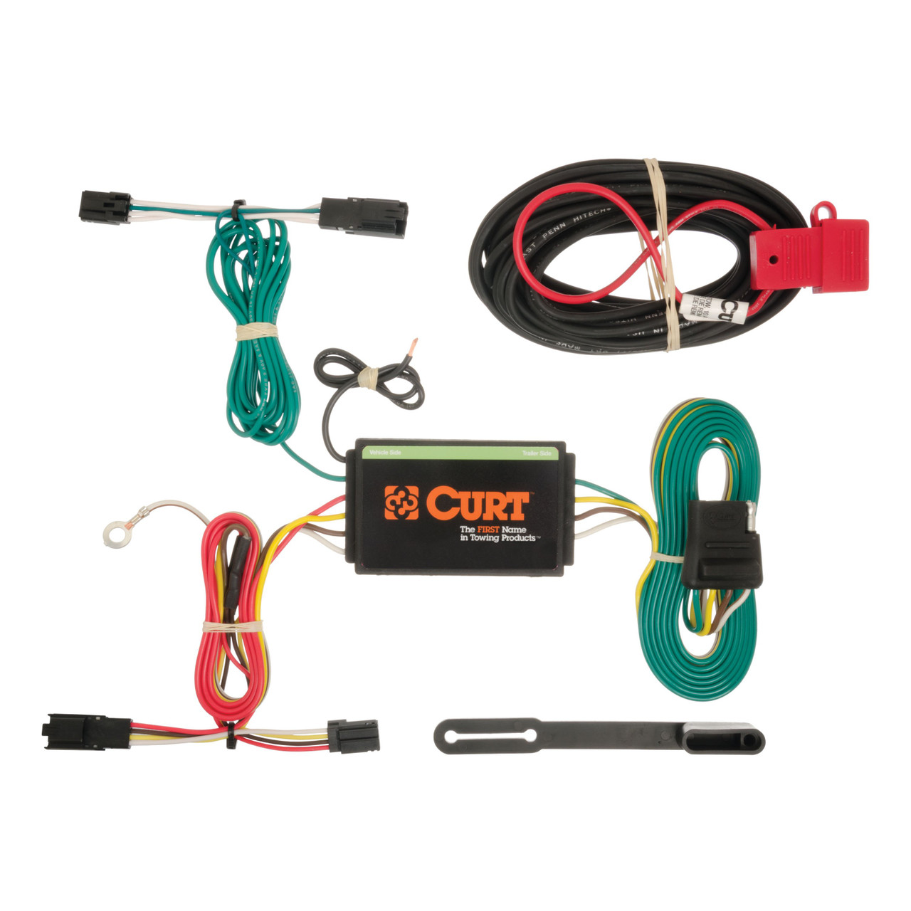 13 - 15 Chevrolet Malibu Sedan CURT Trailer Brake Controller 7-Way Upgrade Kit  7WK400 thumbnail 1