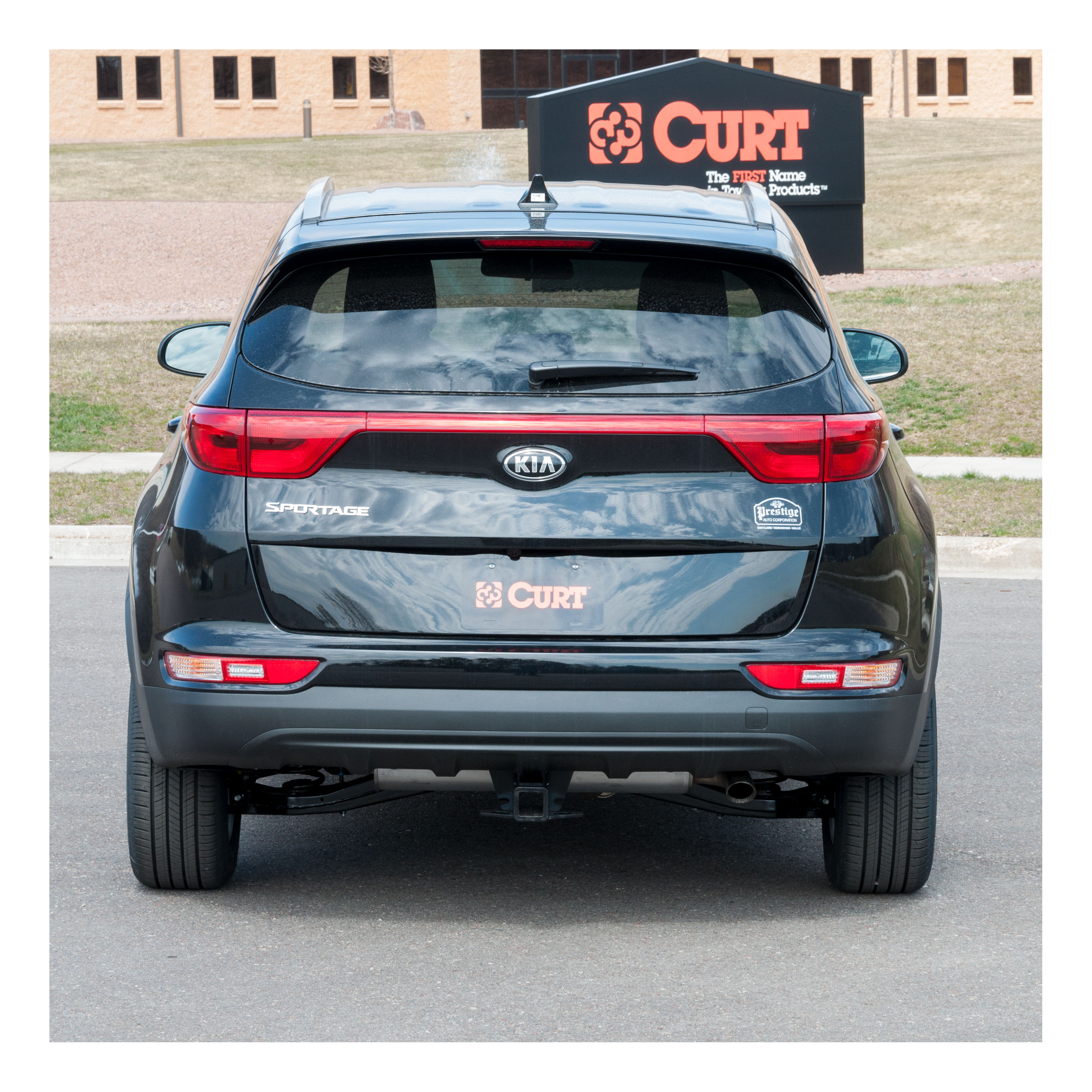 17 - 22 KIA Sportage 2in. CURT Trailer Hitch + Ball Mount + Cover + Lock Kit HWA1636 thumbnail 7