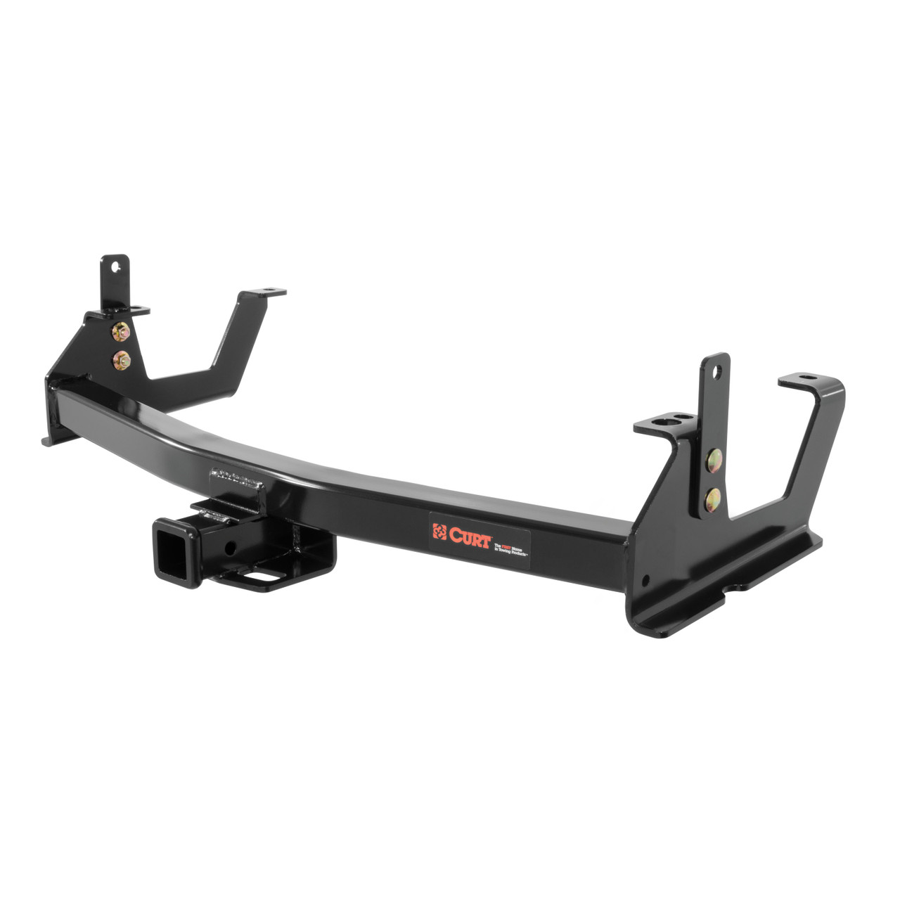 15 - 19 Chevrolet Silverado 2500 HD 6' bed, excluding factory receiver, Tommy Gate lift or cab & chassis 2in. CURT Trailer Hitch + Ball Mount + Cover + Lock Kit HWA466 thumbnail 1