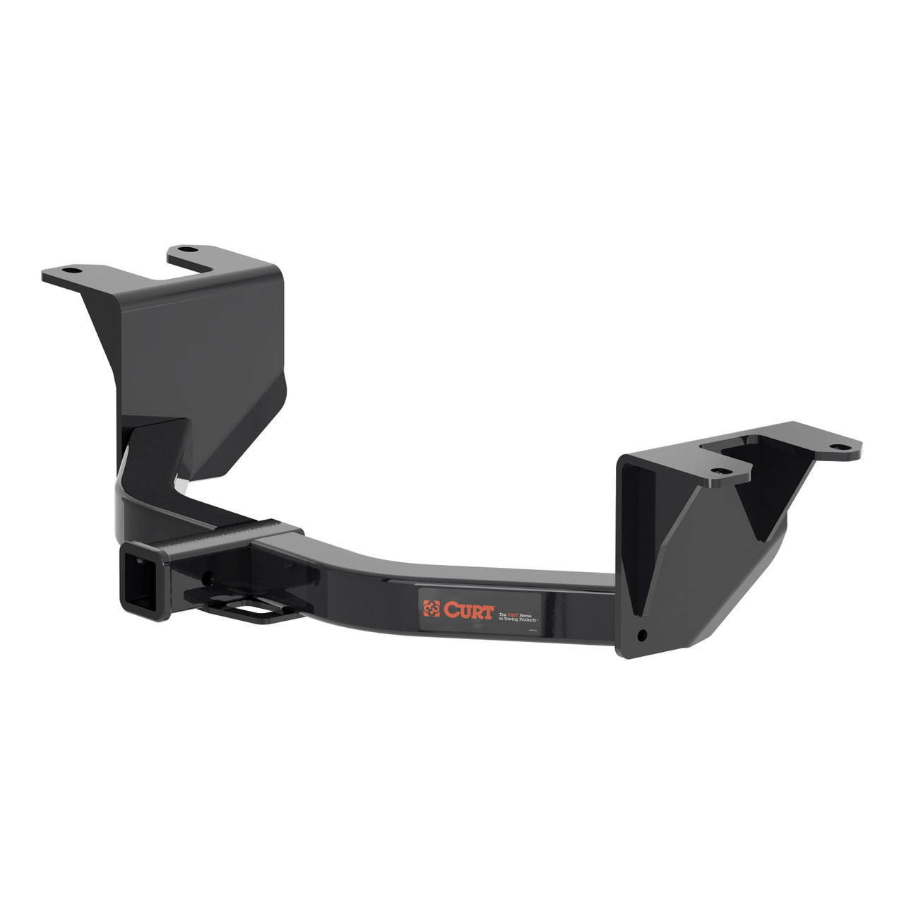 19 - 24 Chevrolet Silverado 1500 Excluding factory receiver 2in. CURT Trailer Hitch + Ball Mount + Cover + Lock Kit HWA414 thumbnail 1
